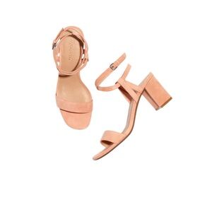 New Madewell Women's Loli Ankle Strap Suede Sandals Summer Wedding Vacation
